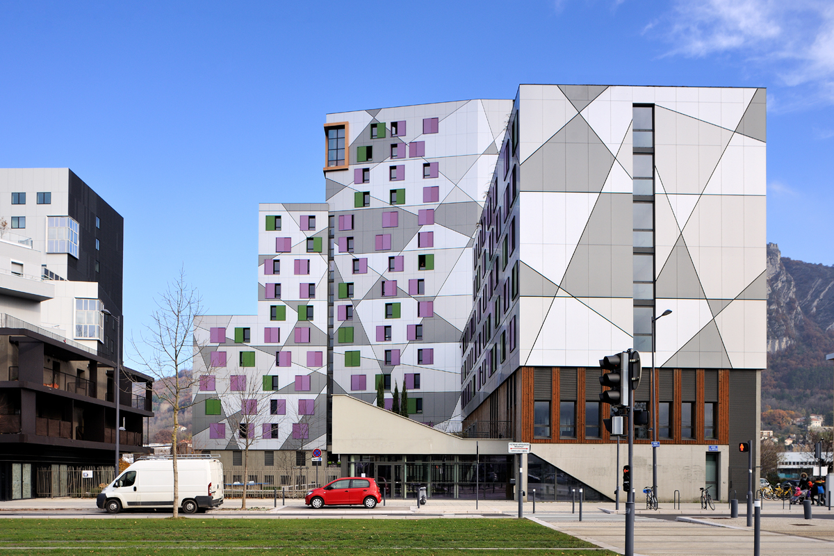 Construction D une R sidence tudiante Sur La Presqu le De Grenoble