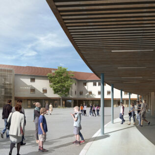 Image projet Réhabilitation du Collège « Les Allobroges » à La Roche-sur-Foron (74)