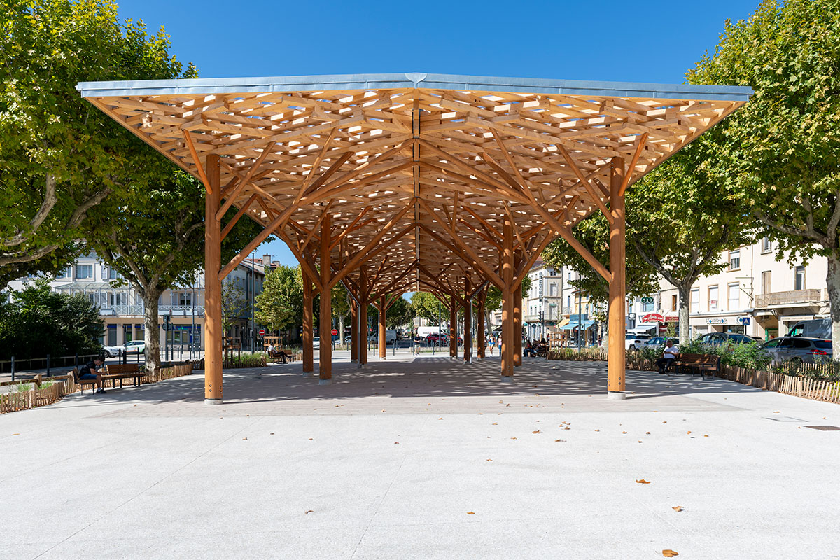 Image projet Construction d&rsquo;une halle sur la place Jean Jaurès à Romans-sur-Isère (26)